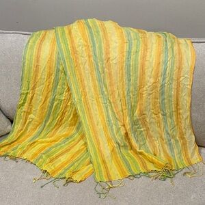 Pareo Multicolor Striped Swim Cover-up